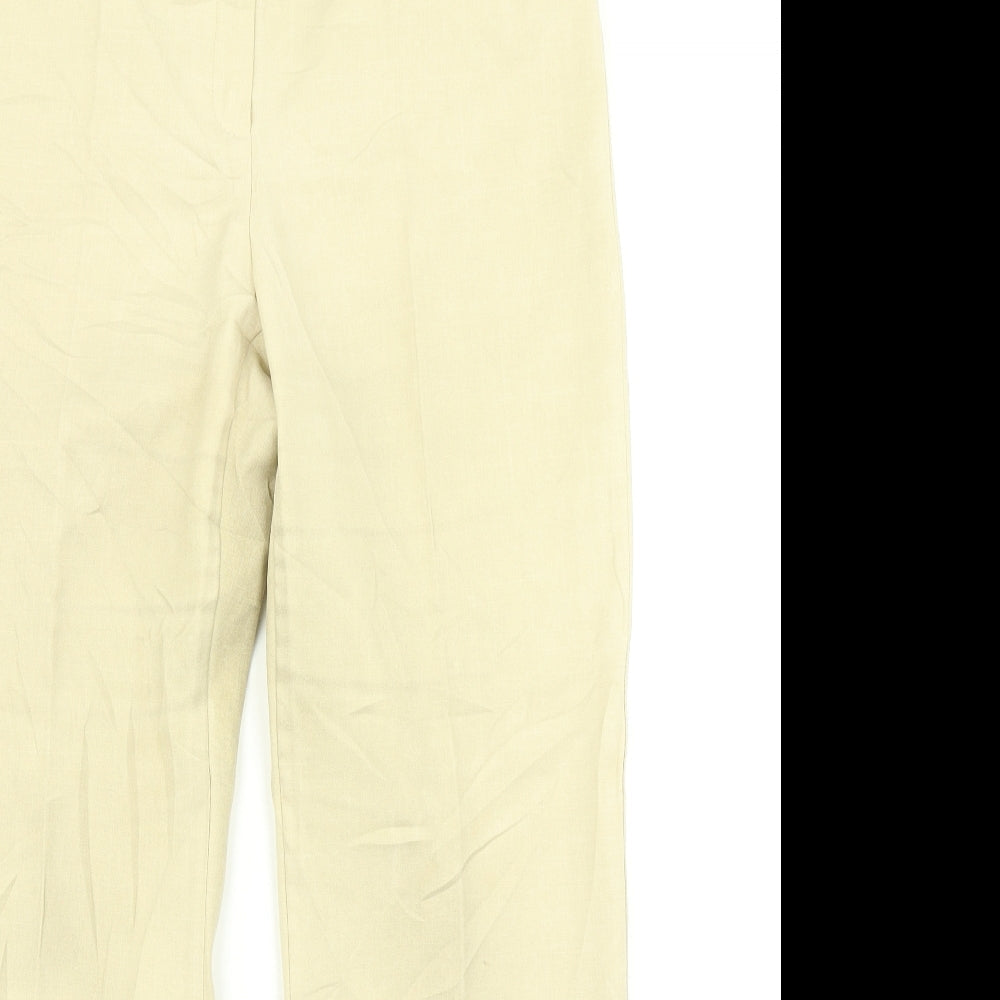 Marks & Spencer Womens Beige   Dress Pants Trousers Size 12 L25 in