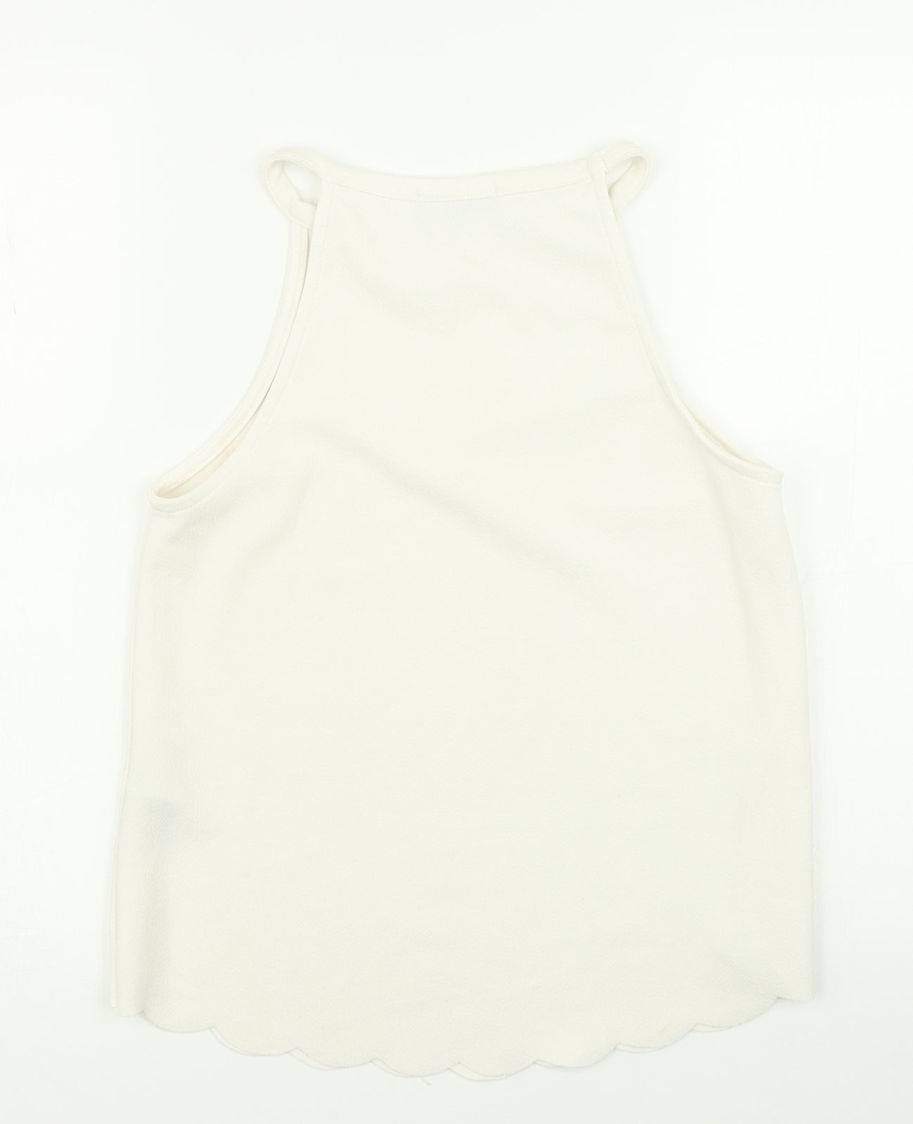 New Look Womens White   Camisole Blouse Size 8
