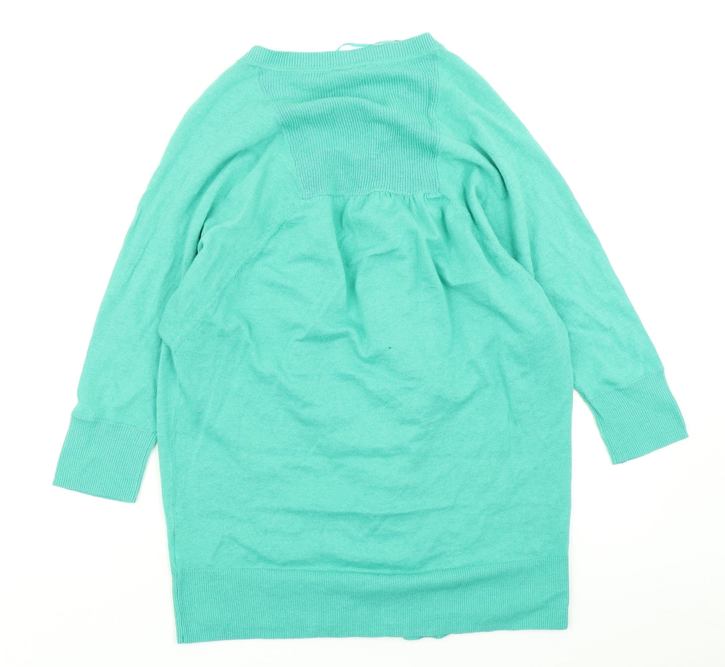 Monsoon Womens Green  Knit Cardigan Jumper Size S
