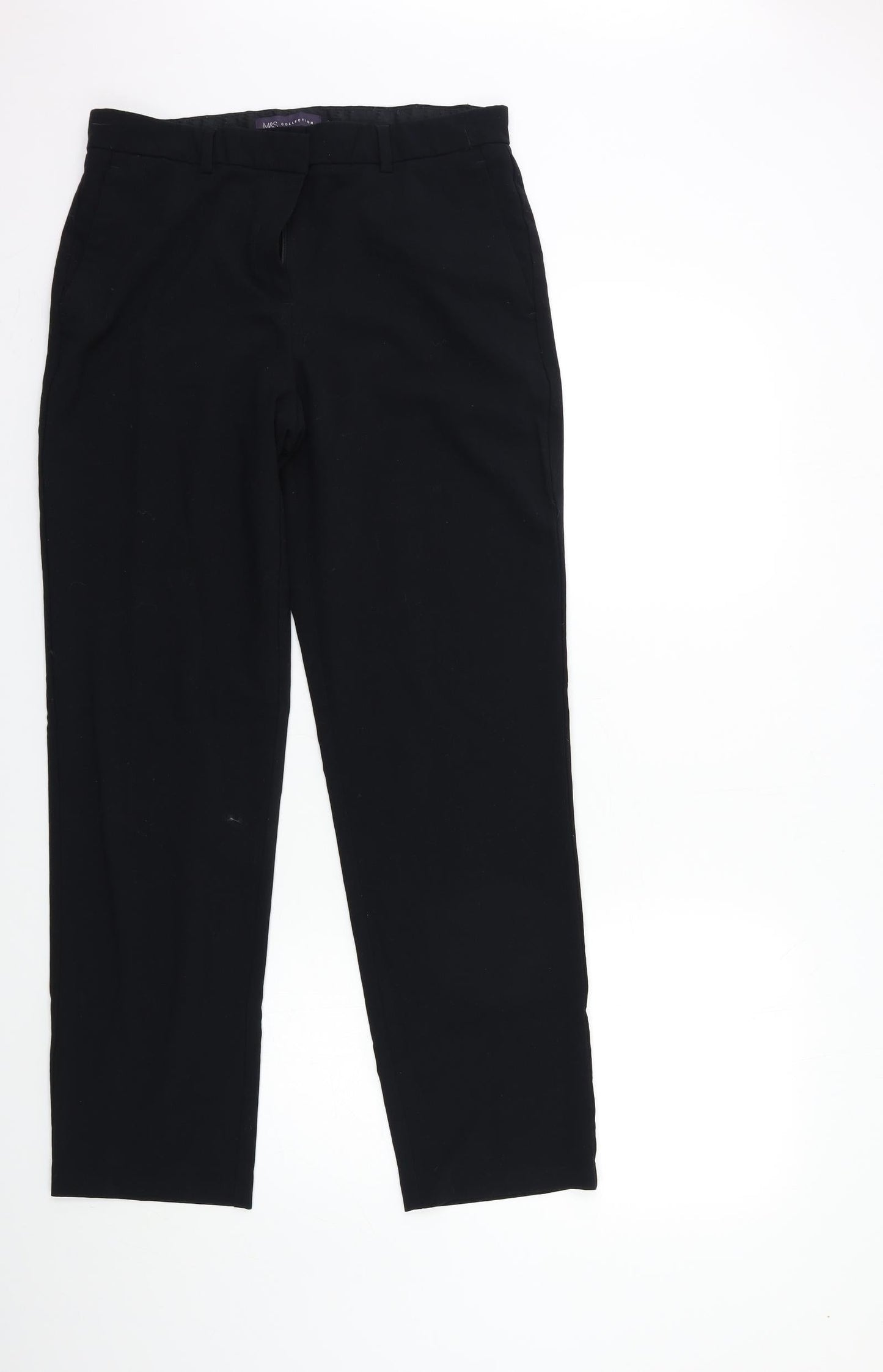 Marks and Spencer Womens Black   Trousers  Size 12 L30 in