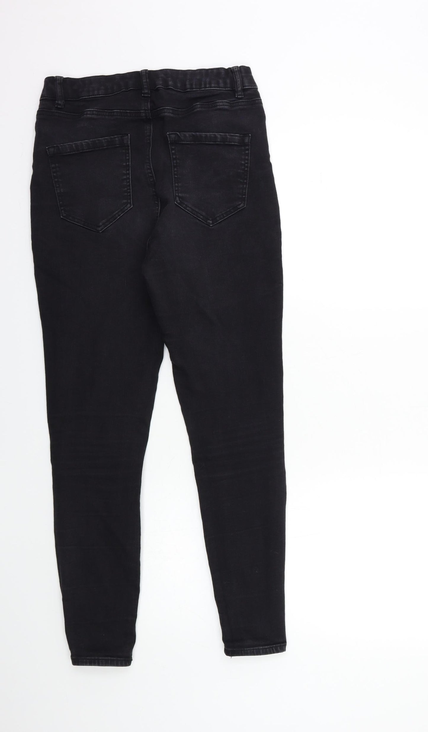 365 Denim Womens Black  Denim Skinny Jeans Size 12 L29 in
