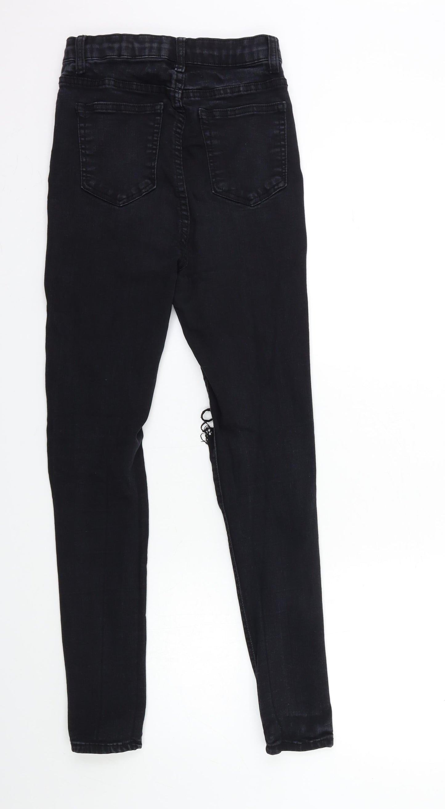 Denim & Co. Womens Black  Denim Skinny Jeans Size 10 L29 in