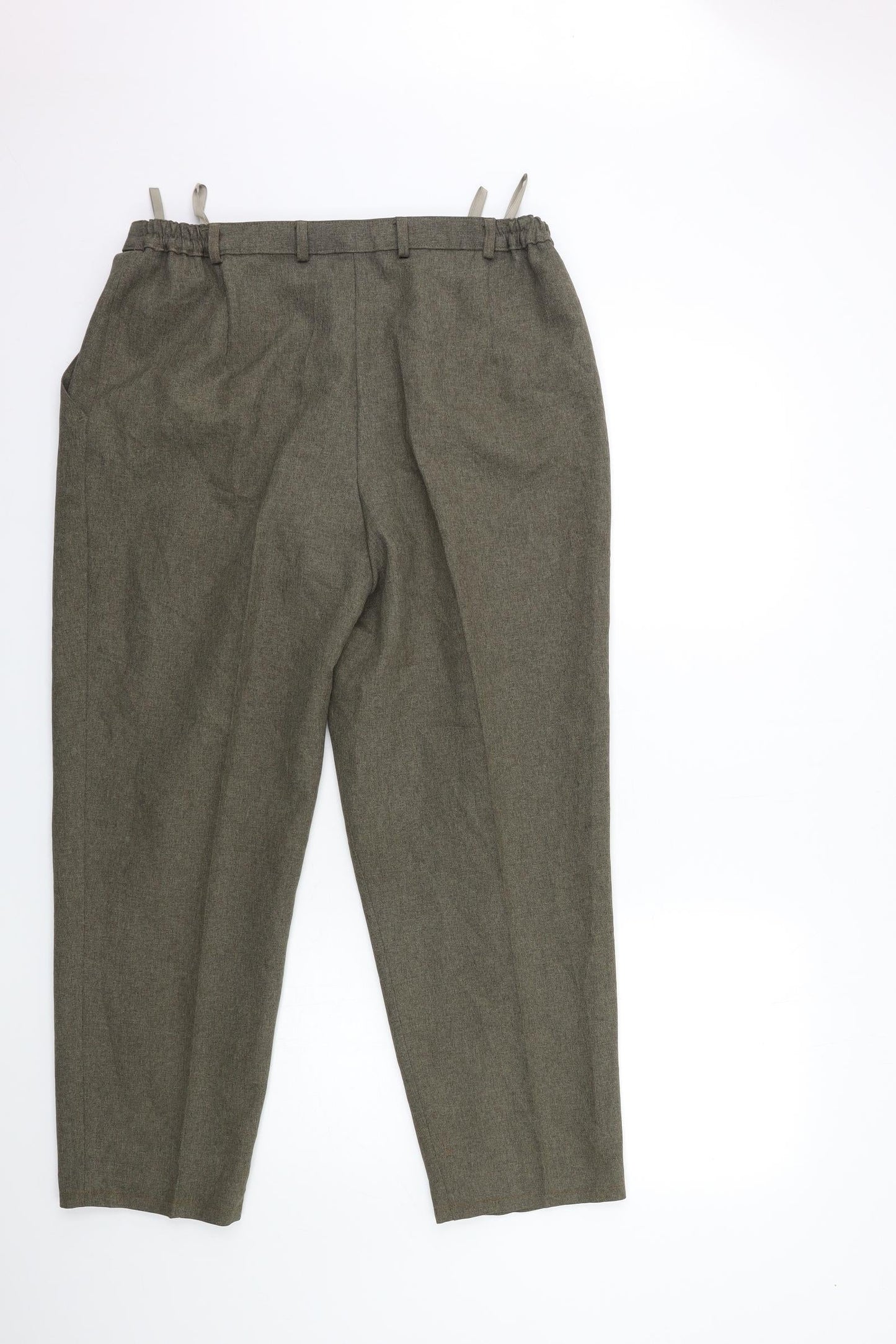 Canda Womens Brown  Rayon Trousers  Size 20 L27 in