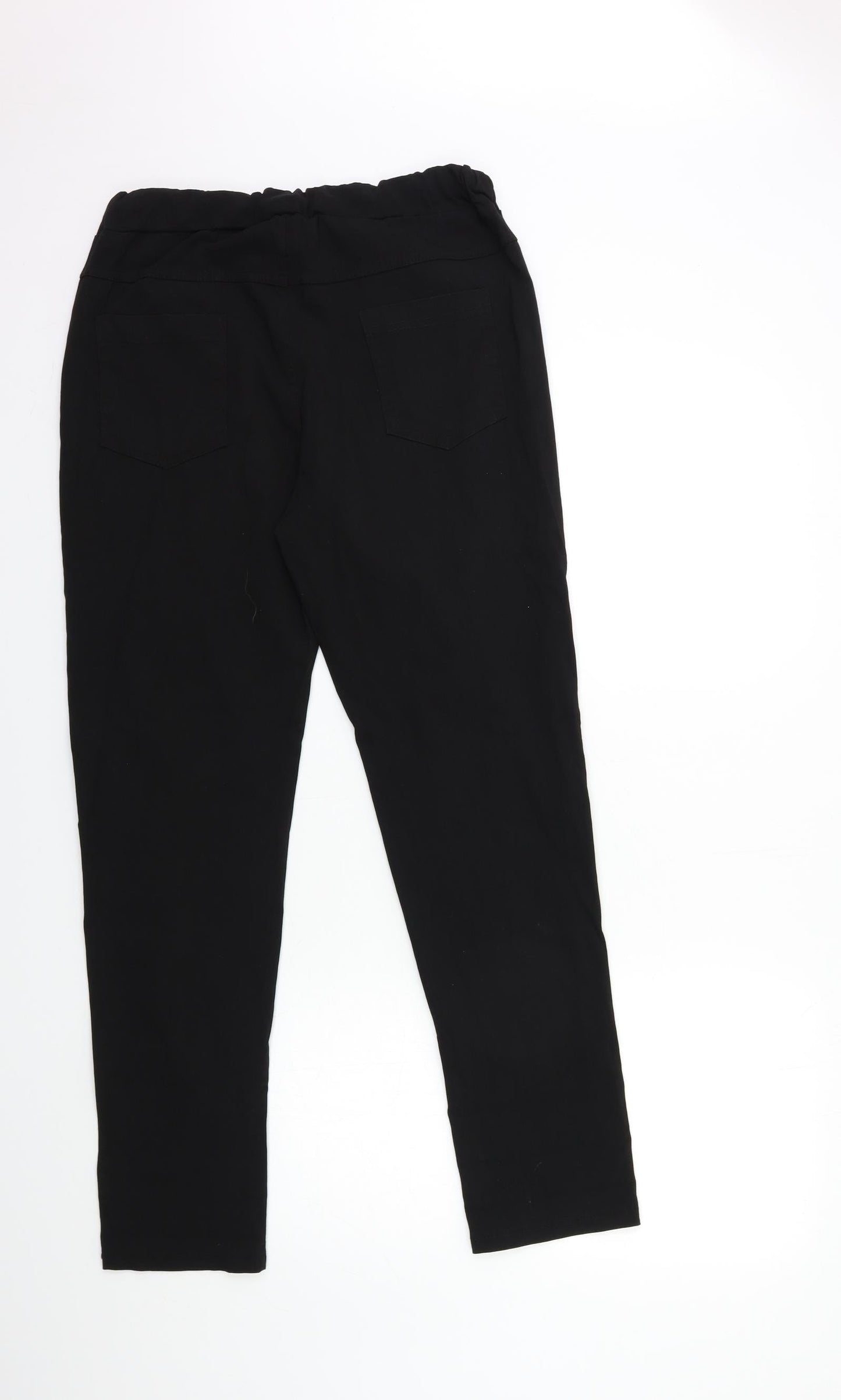 Preworn Womens Black   Trousers  Size 30 in L29 in