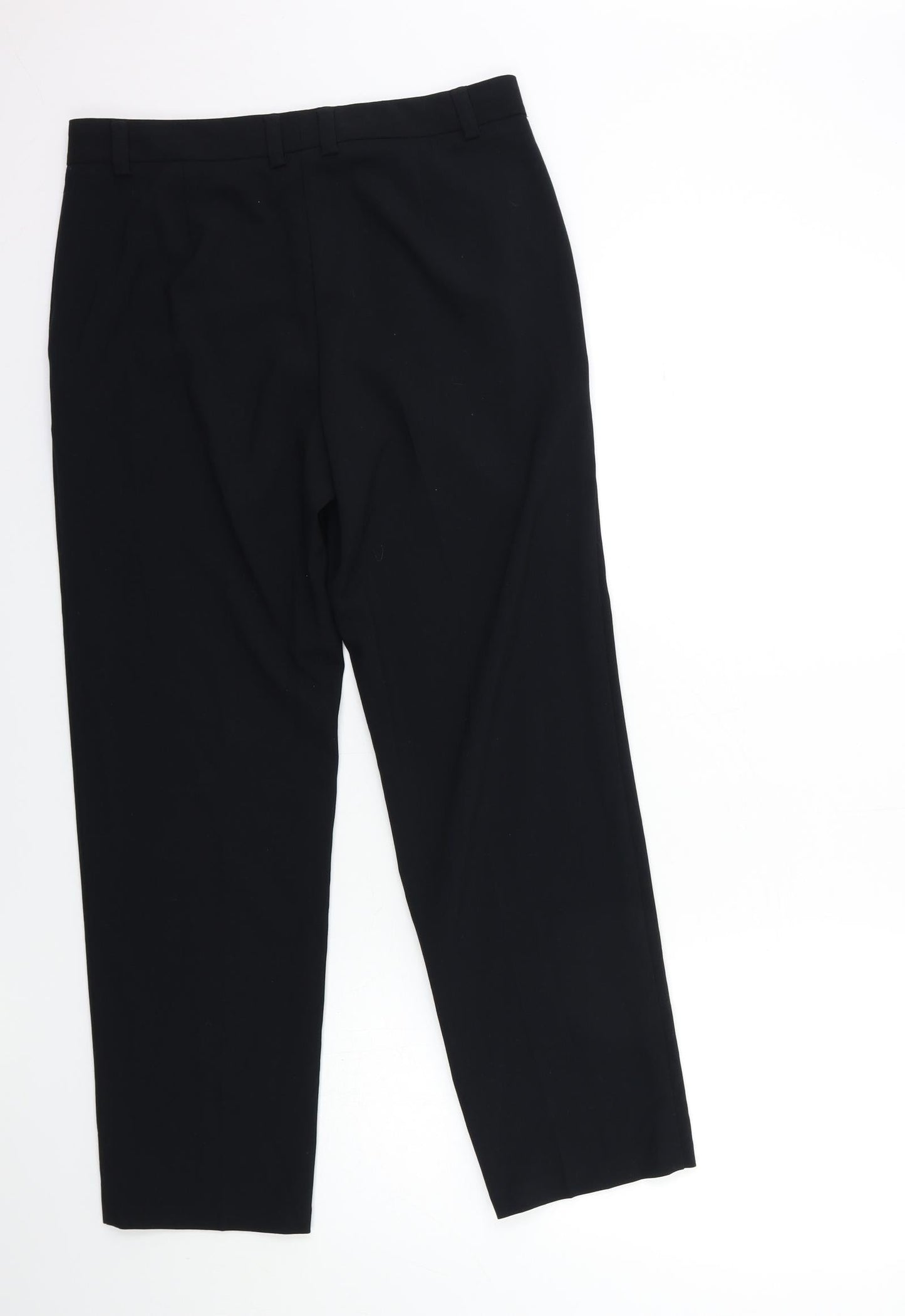 Preworn Womens Black   Trousers  Size 30 in L27 in