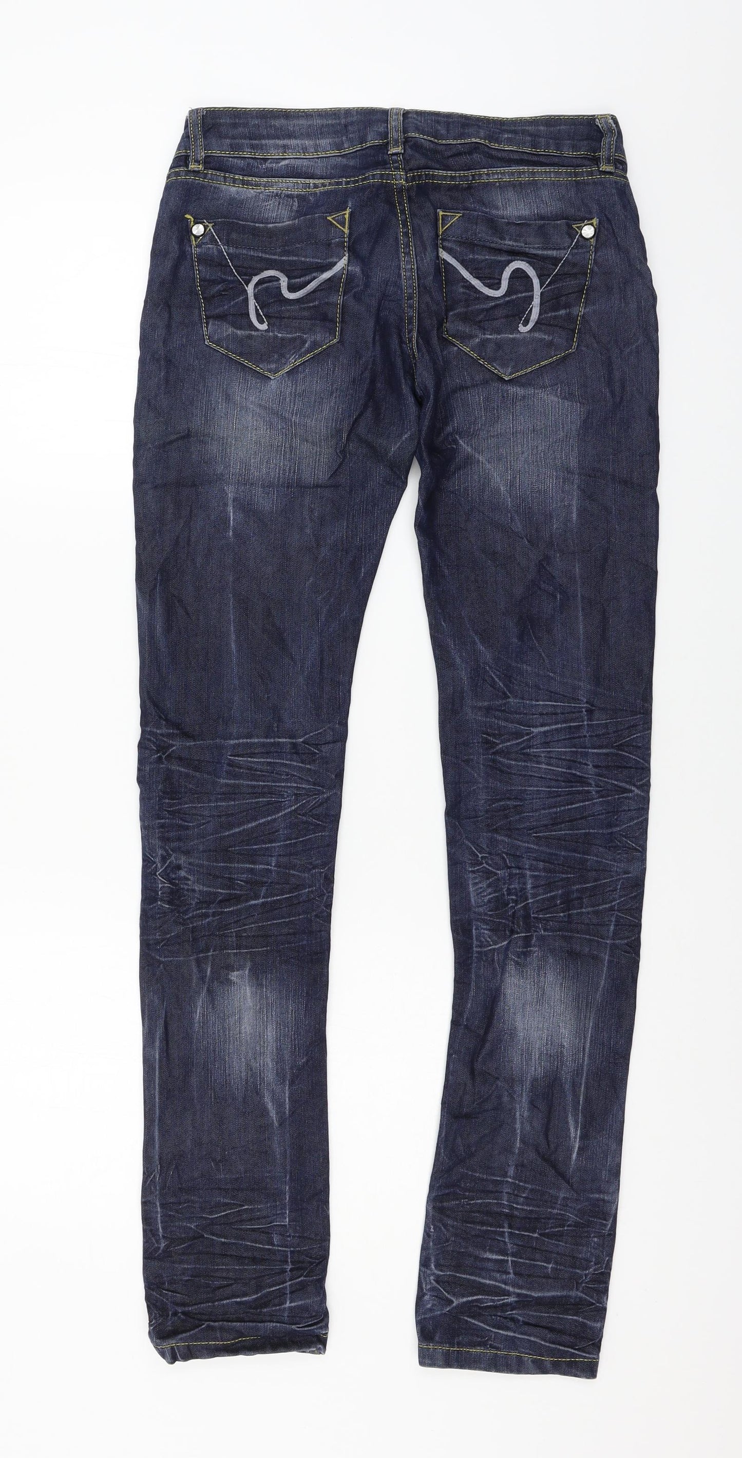 thegooll Mens Blue  Denim Skinny Jeans Size 27 in L30 in