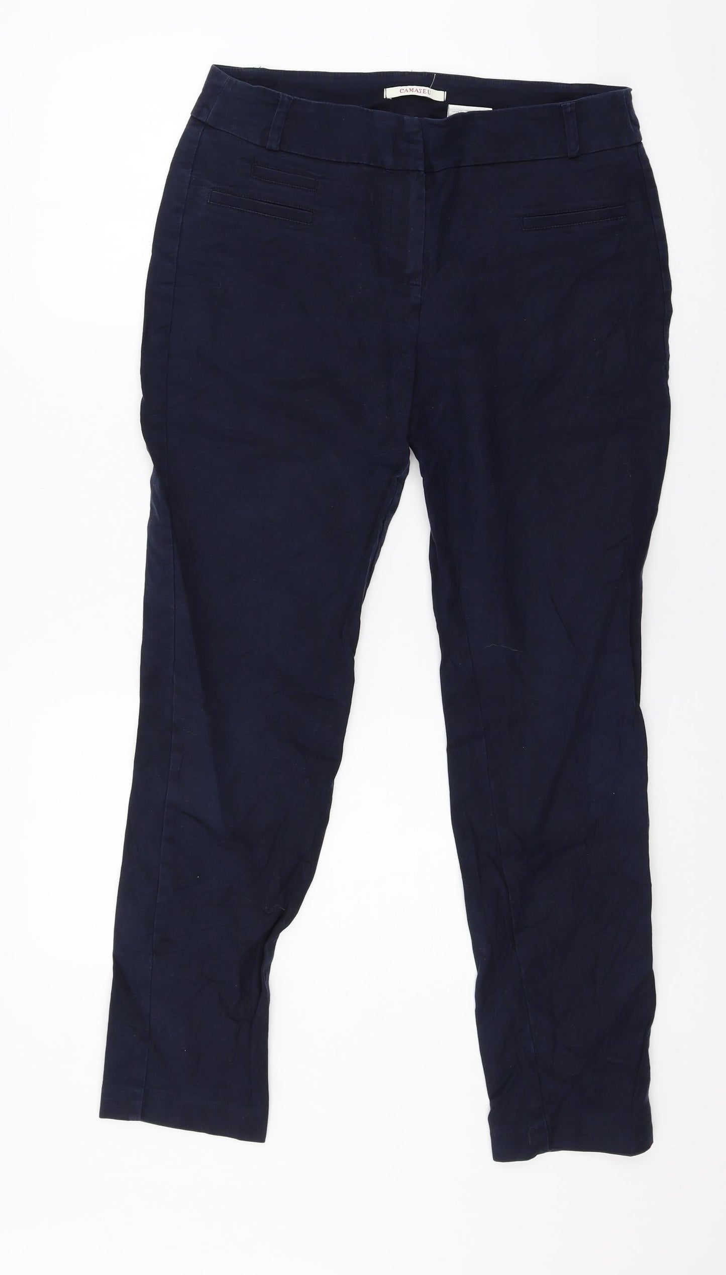 Camaieu Womens Blue   Trousers  Size 12 L27 in