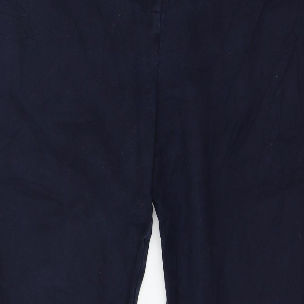 Camaieu Womens Blue   Trousers  Size 12 L27 in