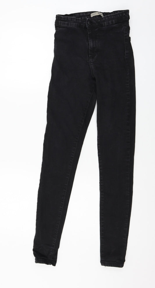 Denim & Co. Womens Black  Denim Skinny Jeans Size 12 L30 in