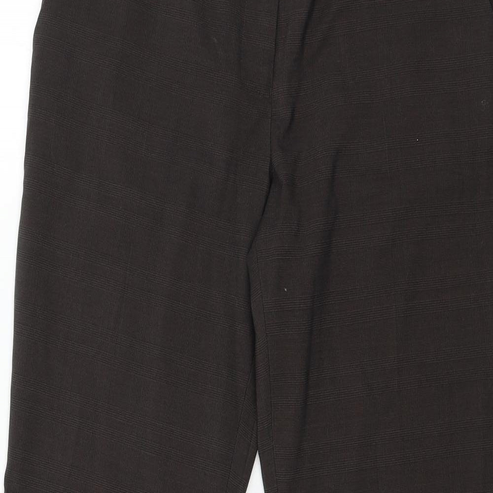 NEXT Womens Brown   Trousers  Size 12 L20 in