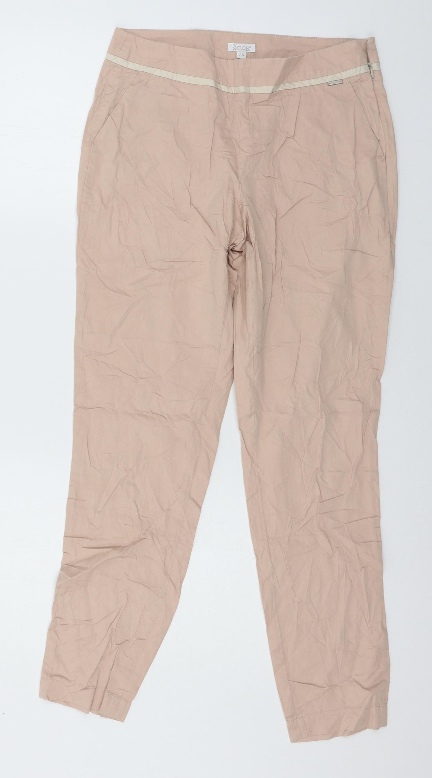 Solar Womens Pink   Trousers  Size 8 L27 in