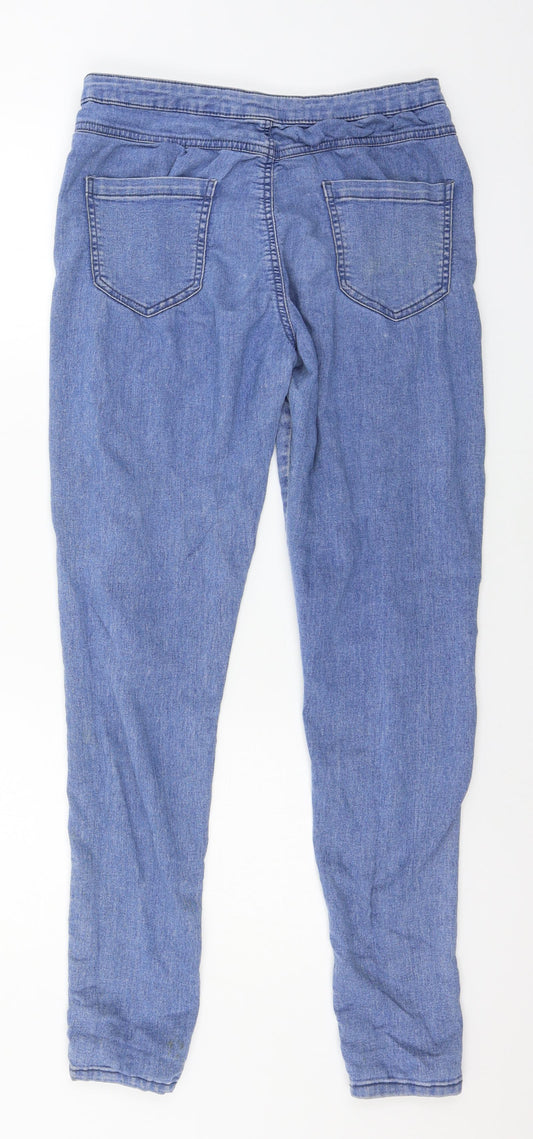 Denim & Co. Womens Blue  Denim Skinny Jeans Size 14 L29 in