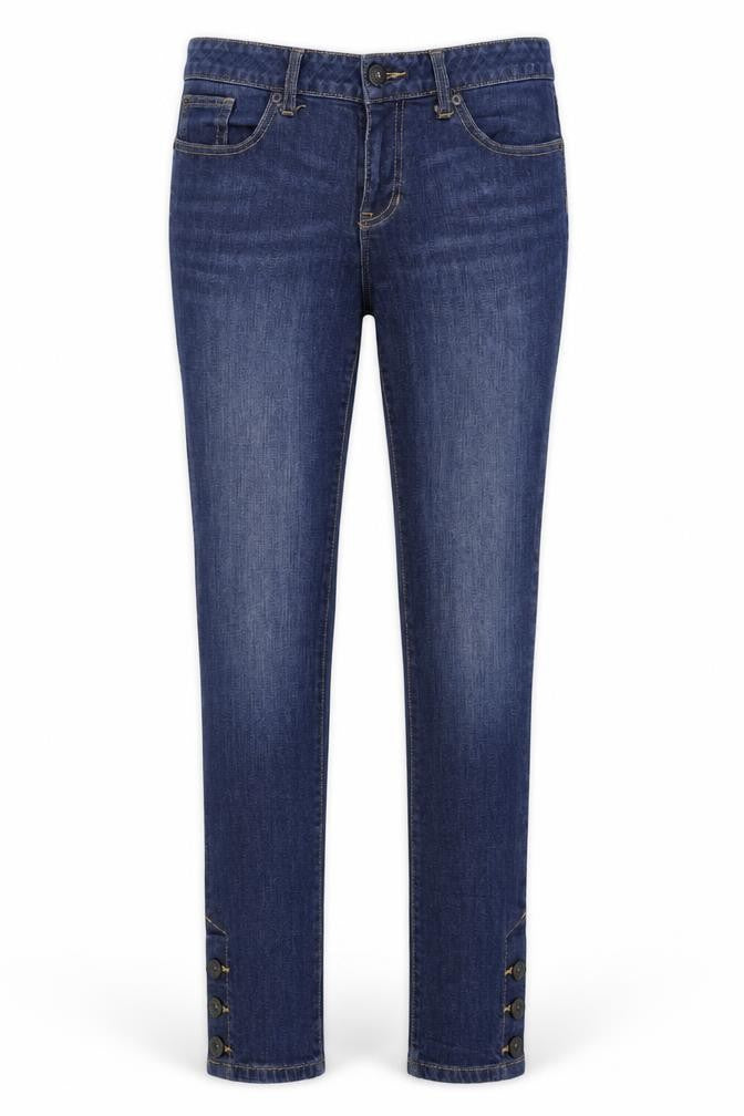 Gap Womens Blue  Denim Skinny Jeans Size 34 in L29 in