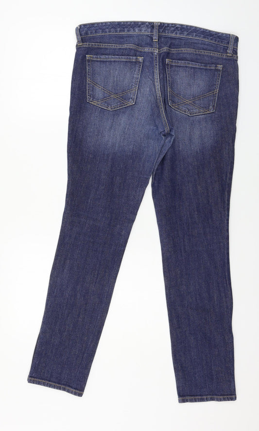 Gap Womens Blue  Denim Skinny Jeans Size 34 in L29 in