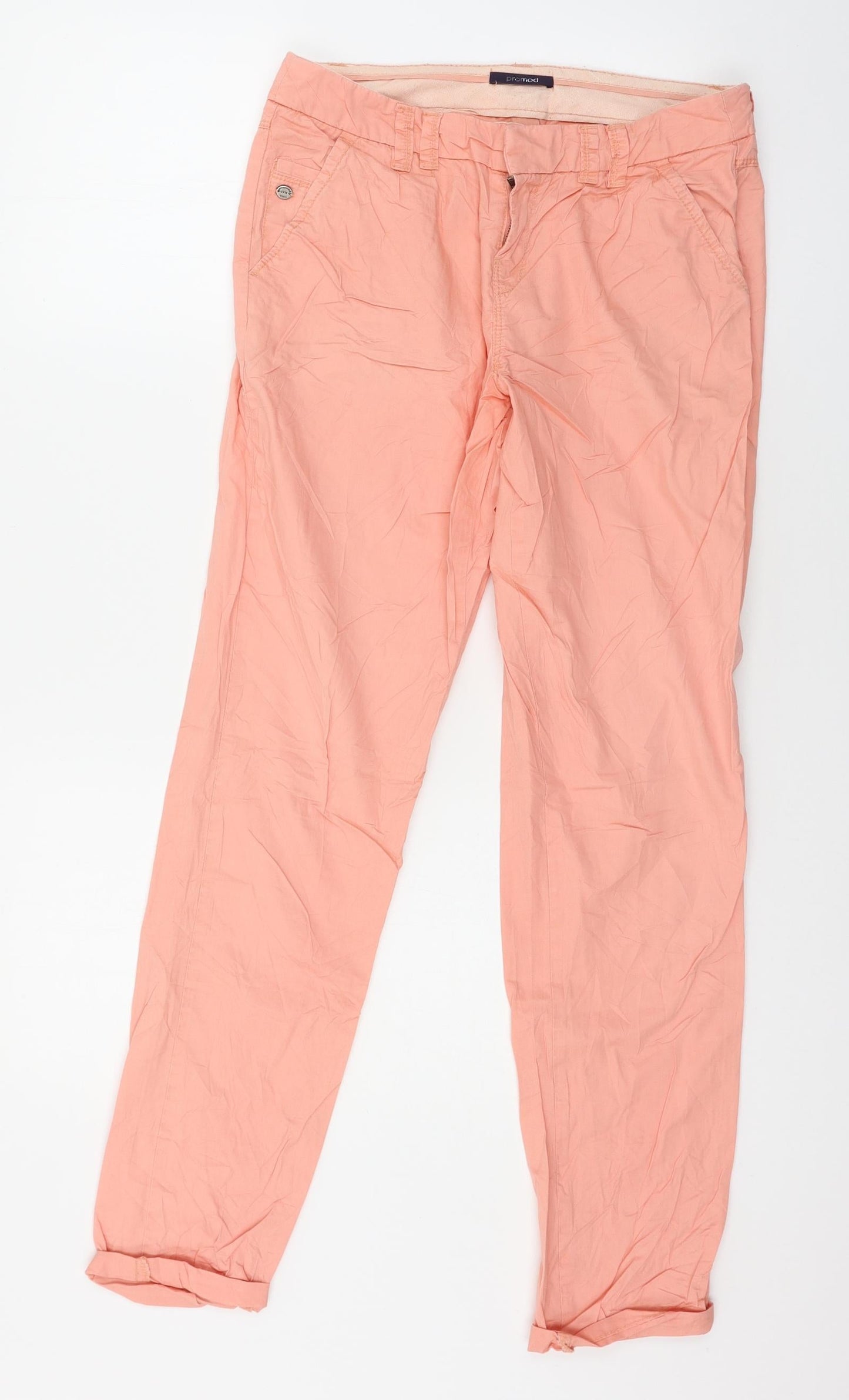 Promod Womens Pink   Trousers  Size 8 L29 in