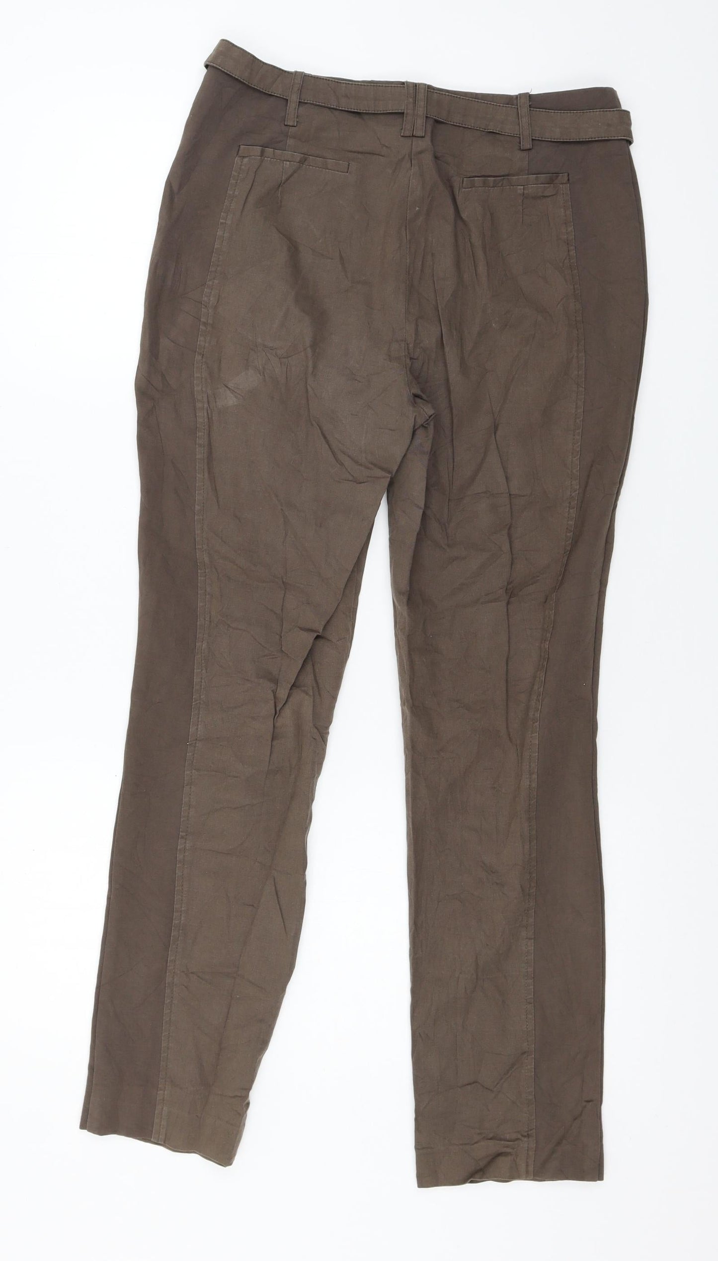 Monnari Womens Brown   Trousers  Size 8 L27 in