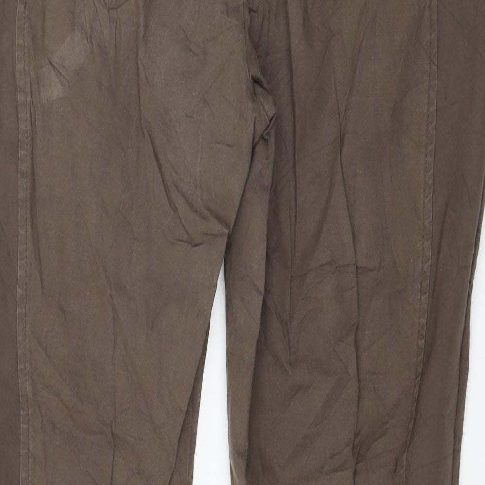 Monnari Womens Brown   Trousers  Size 8 L27 in