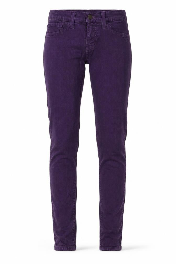 Flying Monkey Womens Purple  Denim Skinny Jeans Size 28 in L30 in