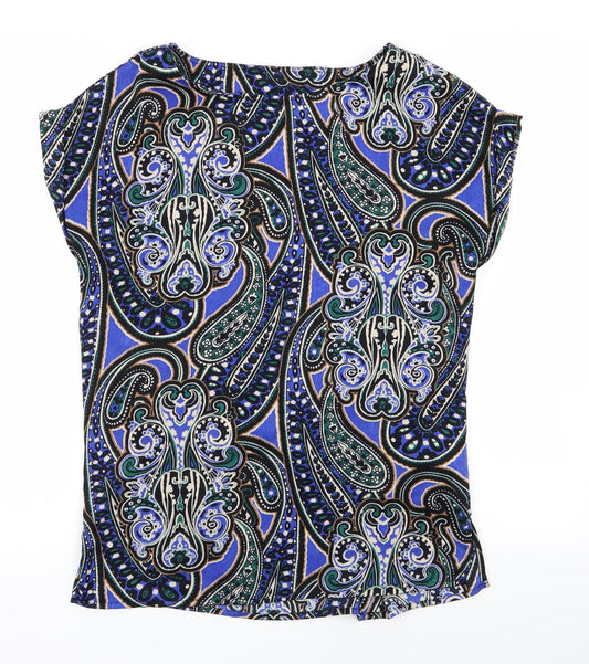NEXT Womens Multicoloured Geometric  Basic Blouse Size 8
