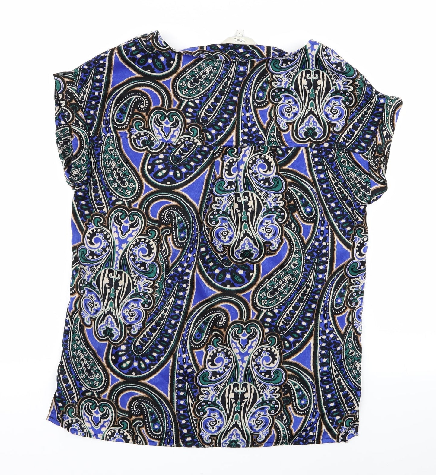 NEXT Womens Multicoloured Geometric  Basic Blouse Size 8