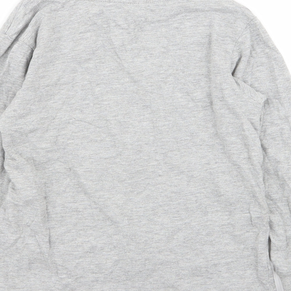 Asda George Boys Grey   Basic T-Shirt Size 5-6 Years