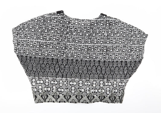 Annabelle Womens Multicoloured Geometric  Basic Blouse Size 14