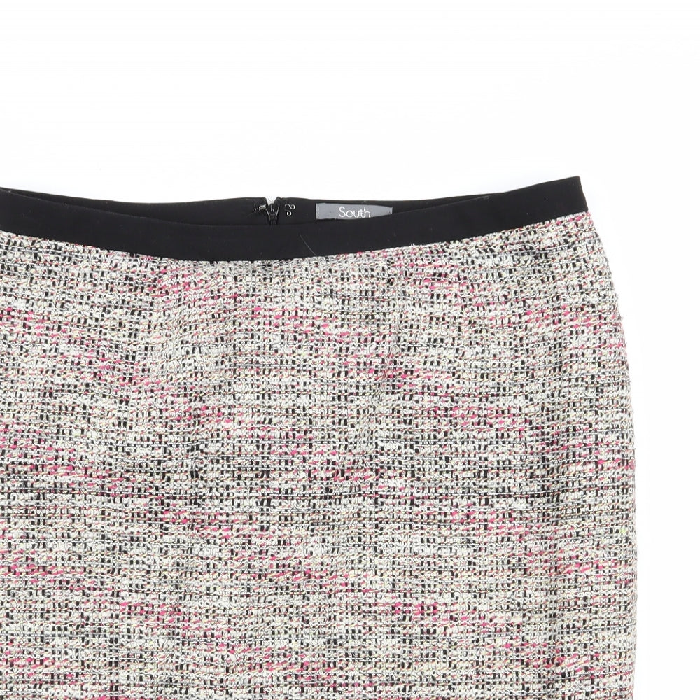 South Womens Multicoloured   A-Line Skirt Size 14
