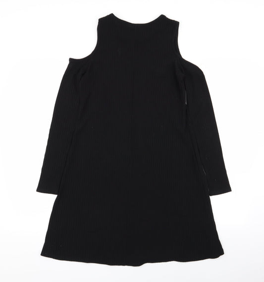 Boohoo Womens Black   Fit & Flare  Size 8