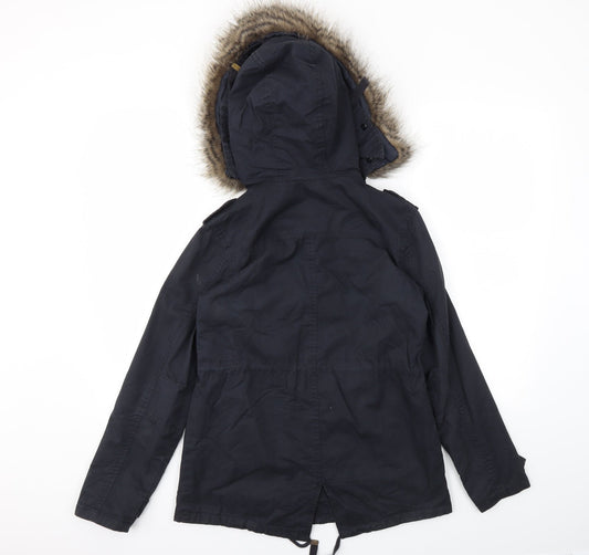 NEW LOOK  Womens Black   Jacket Coat Size 8