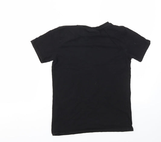 Primark Boys Black   Basic T-Shirt Size 2XS
