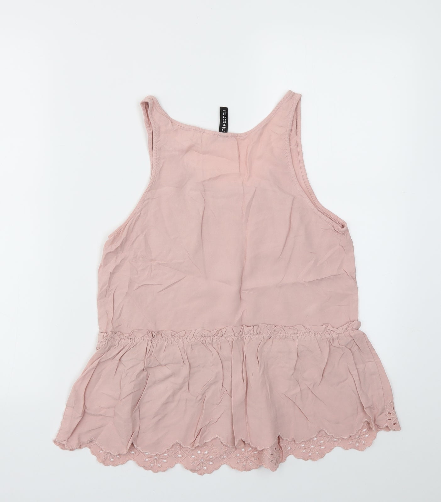 H&M Womens Pink   Basic T-Shirt Size 10