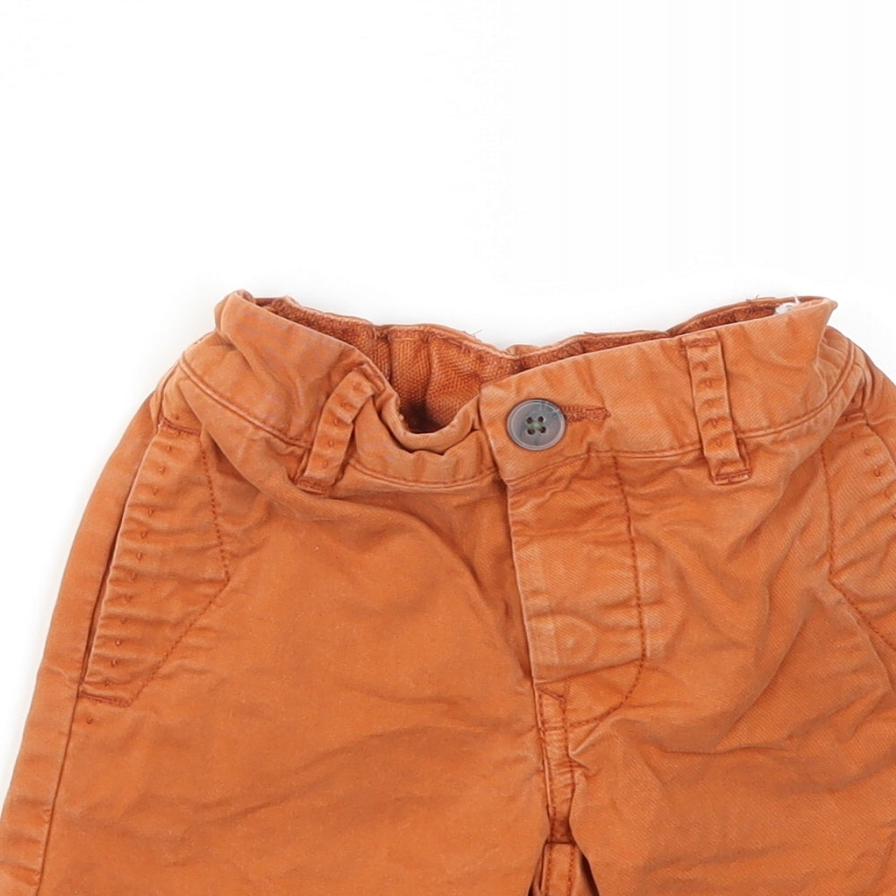 NEXT Boys Orange   Chino Shorts Size 4 Years