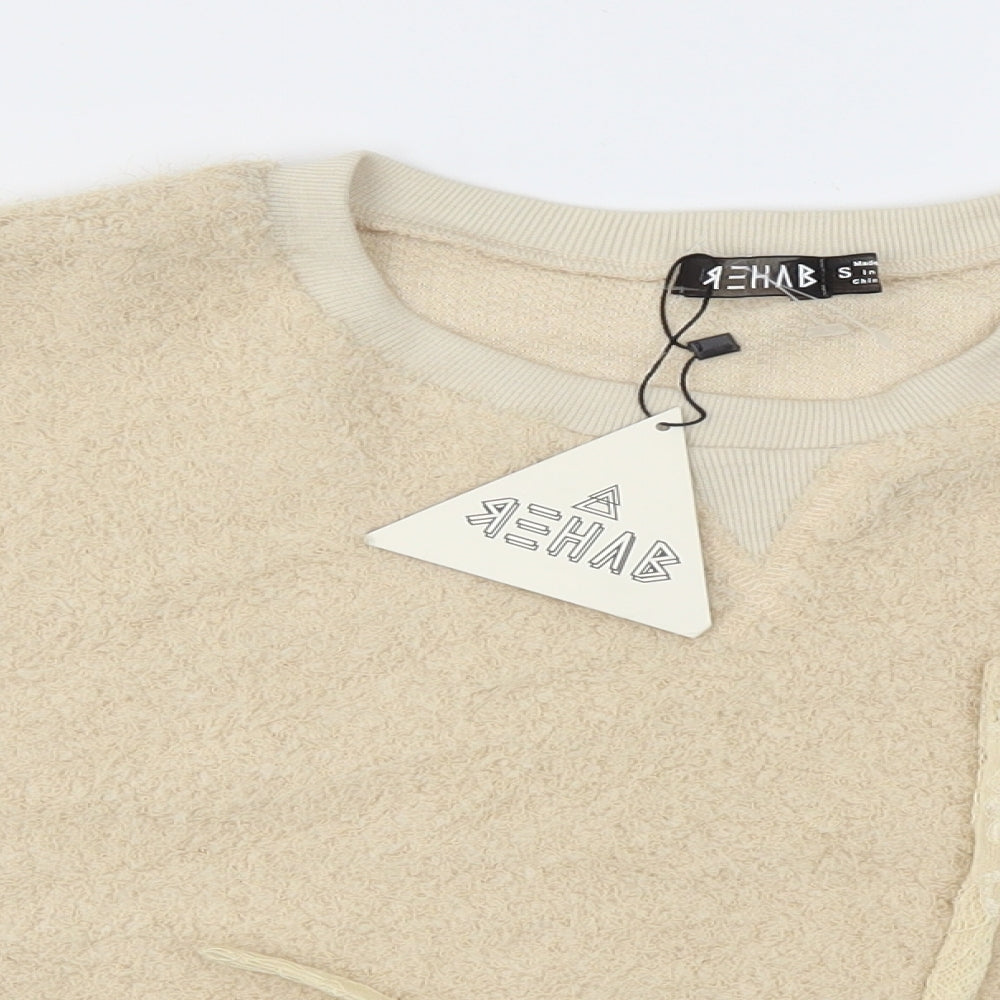 Preworn Womens Beige   Pullover Jumper Size S