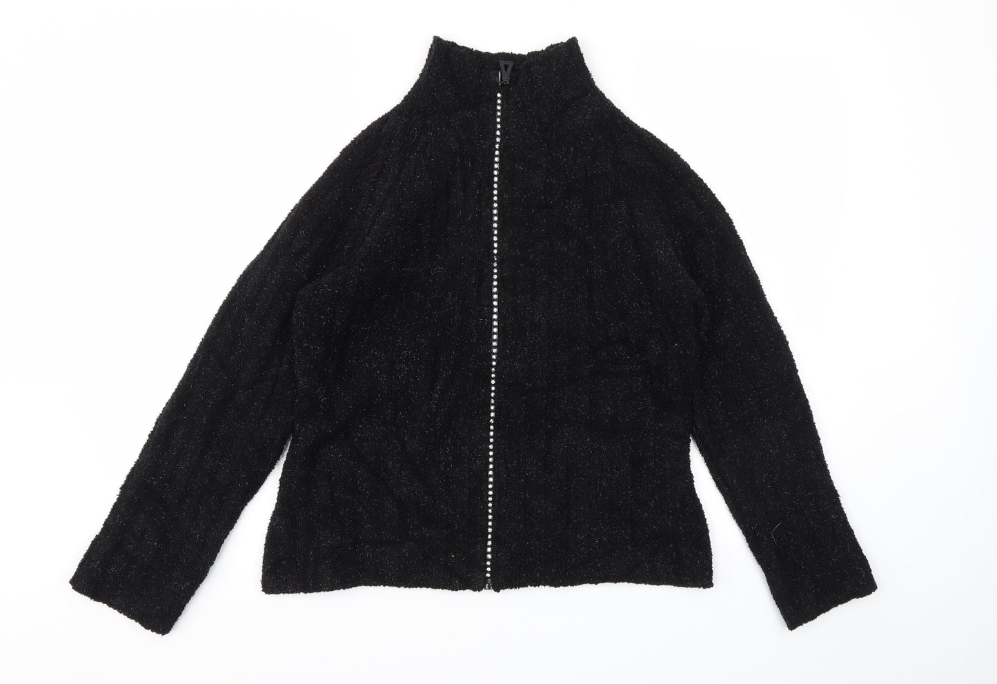 Roman Womens Black   Cardigan Jumper Size M