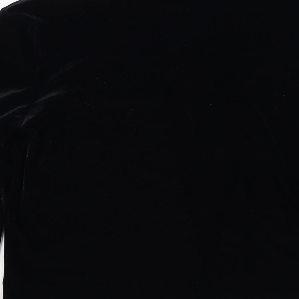 M&S Womens Black   Cape Jumper Size 14