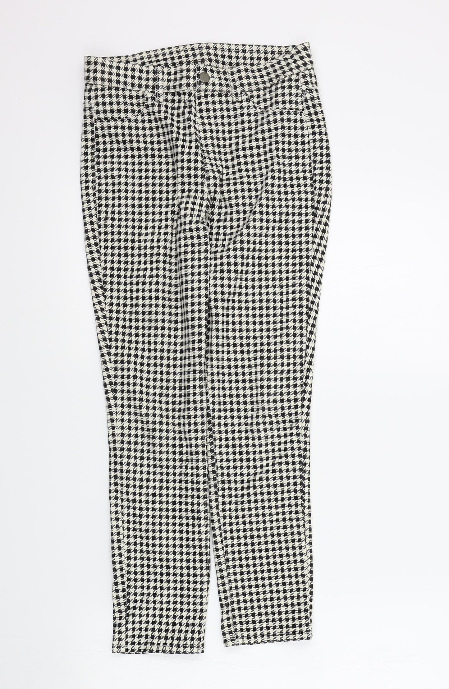 Uniqlo Womens Black Geometric  Trousers  Size 4 L24 in