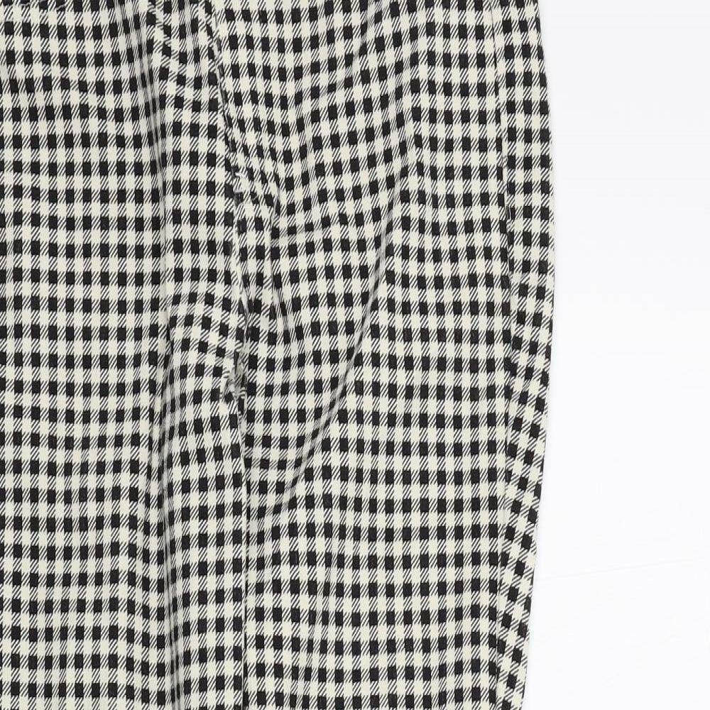Uniqlo Womens Black Geometric  Trousers  Size 4 L24 in
