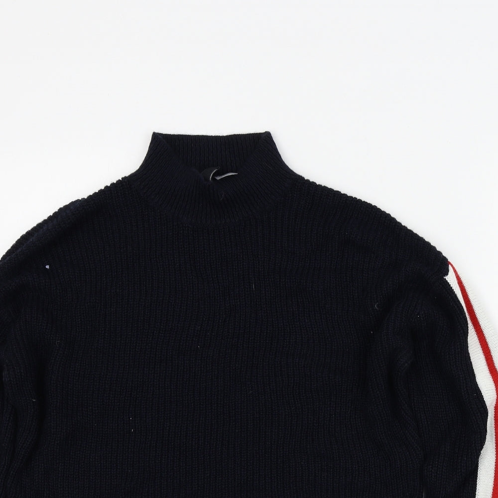 H&M Womens Blue   Pullover Jumper Size S