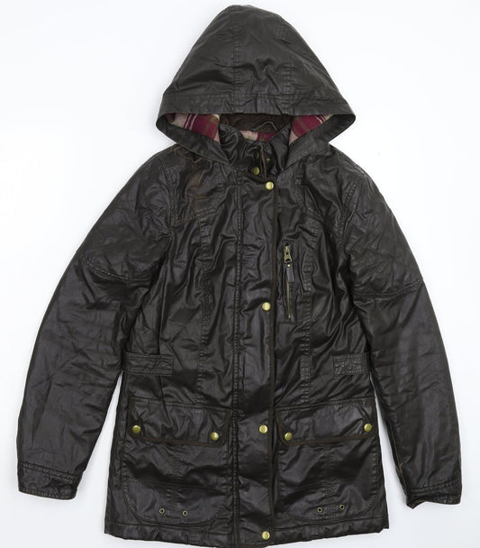 Marks and Spencer Womens Brown   Jacket Coat Size 8