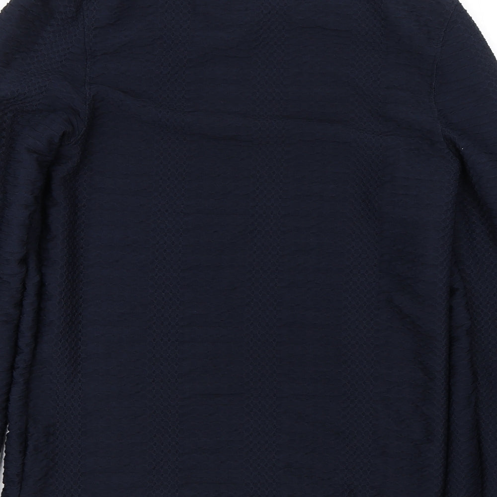 Topman Mens Blue Striped  Pullover Jumper Size S