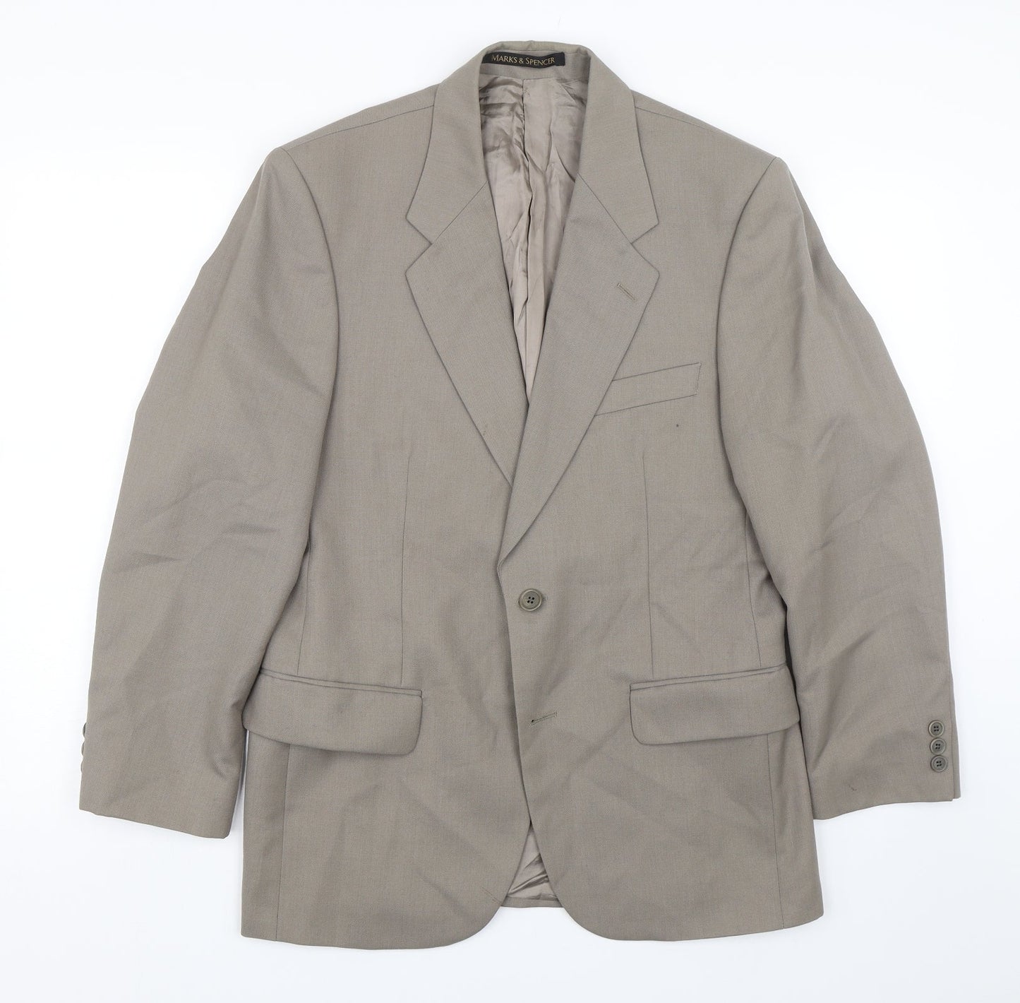 M&S Mens Brown   Jacket Suit Size 36