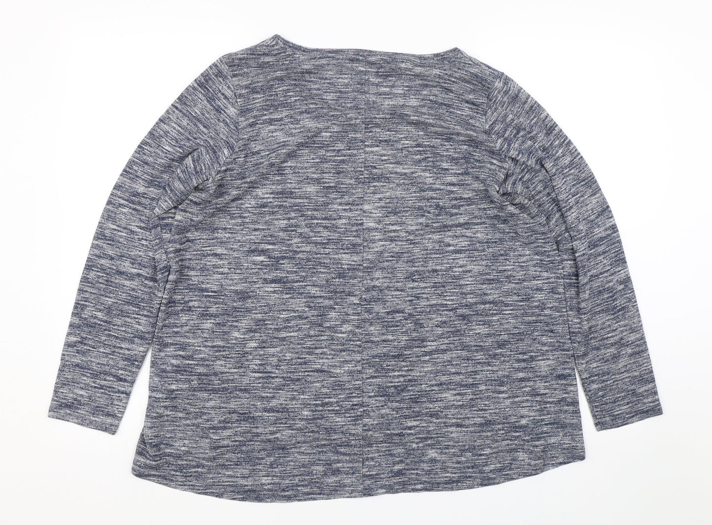George Womens Blue Striped  Pullover Jumper Size 16