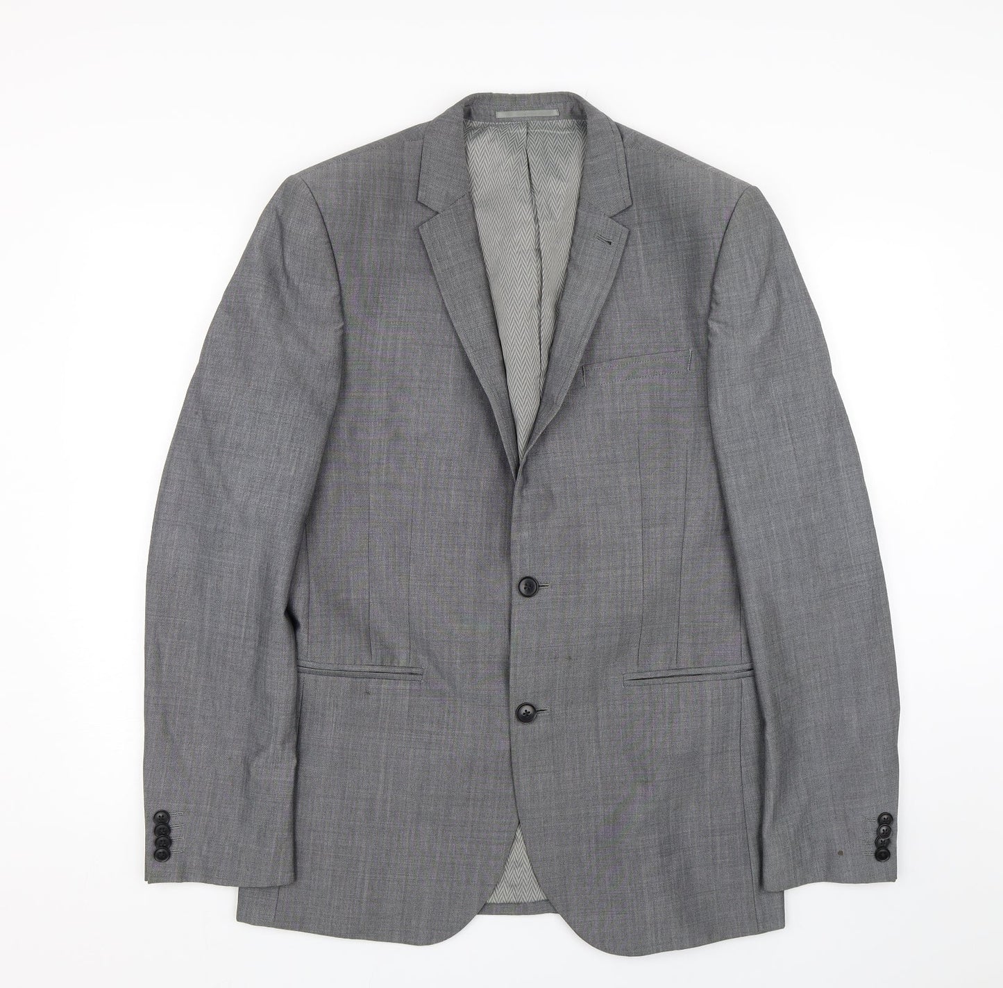 NEXT Mens Grey   Jacket Suit Size 38