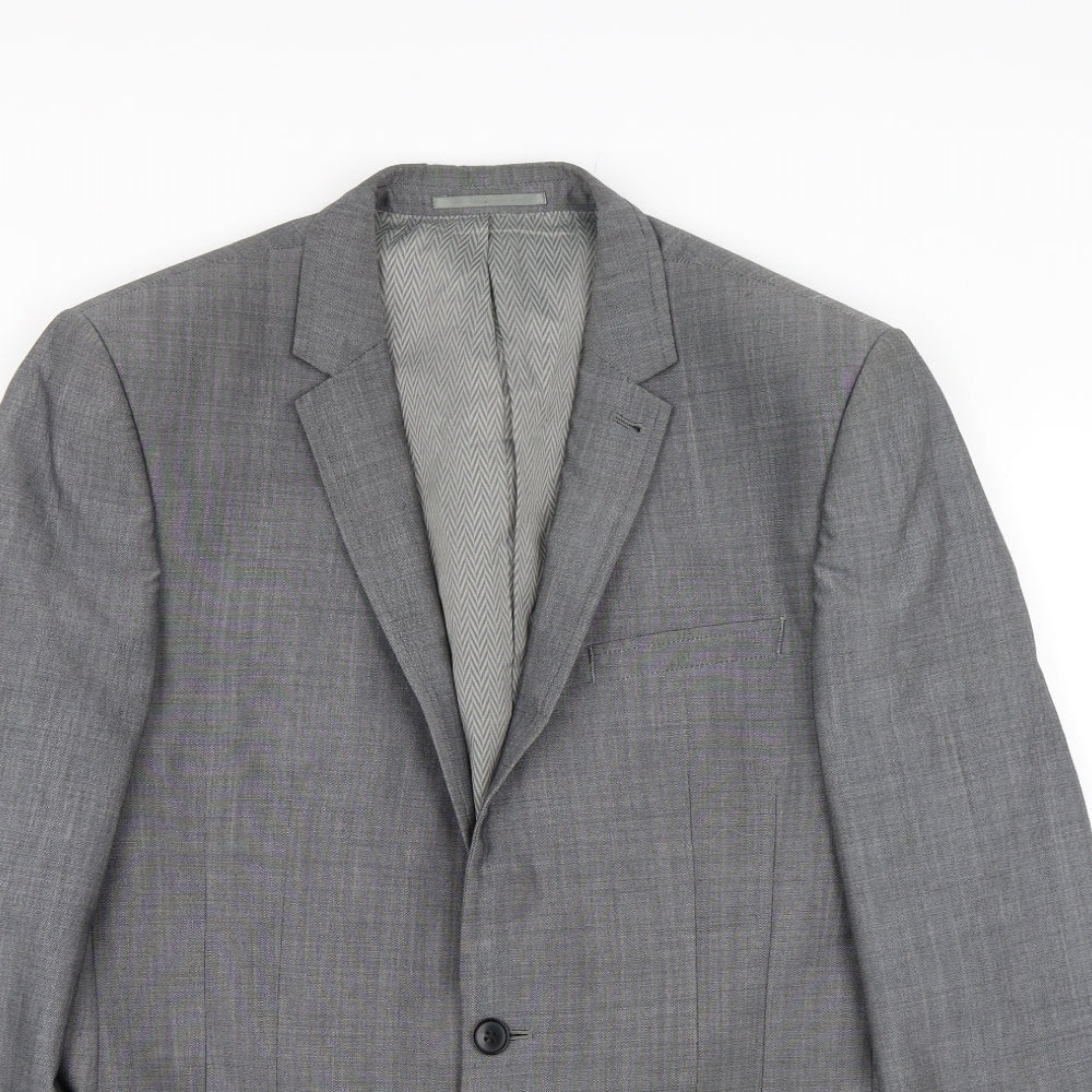 NEXT Mens Grey   Jacket Suit Size 38