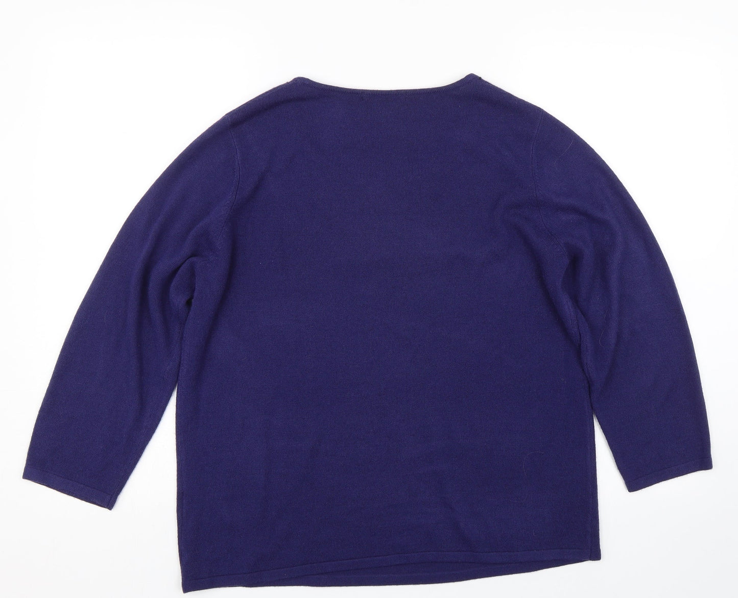 M&S Womens Purple   Pullover Jumper Size 18