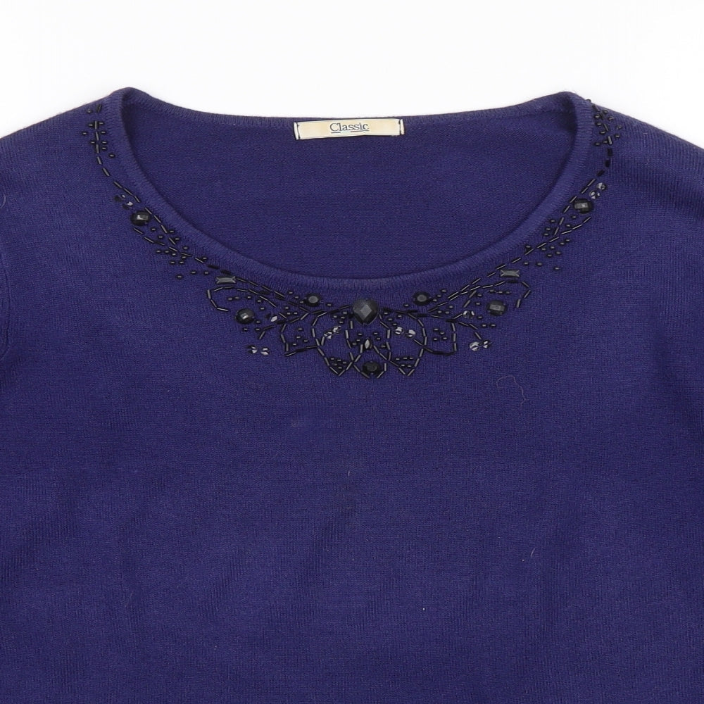 M&S Womens Purple   Pullover Jumper Size 18