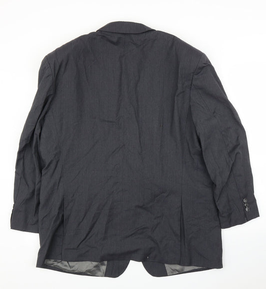Claude Phillip Mens Grey   Jacket Suit Jacket Size 46