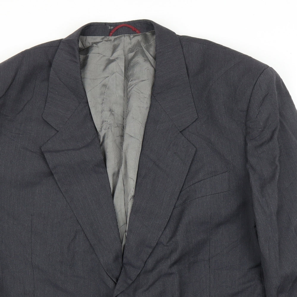 Claude Phillip Mens Grey   Jacket Suit Jacket Size 46