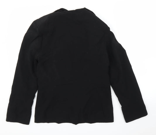 Evie Womens Black   Jacket Blazer Size 14