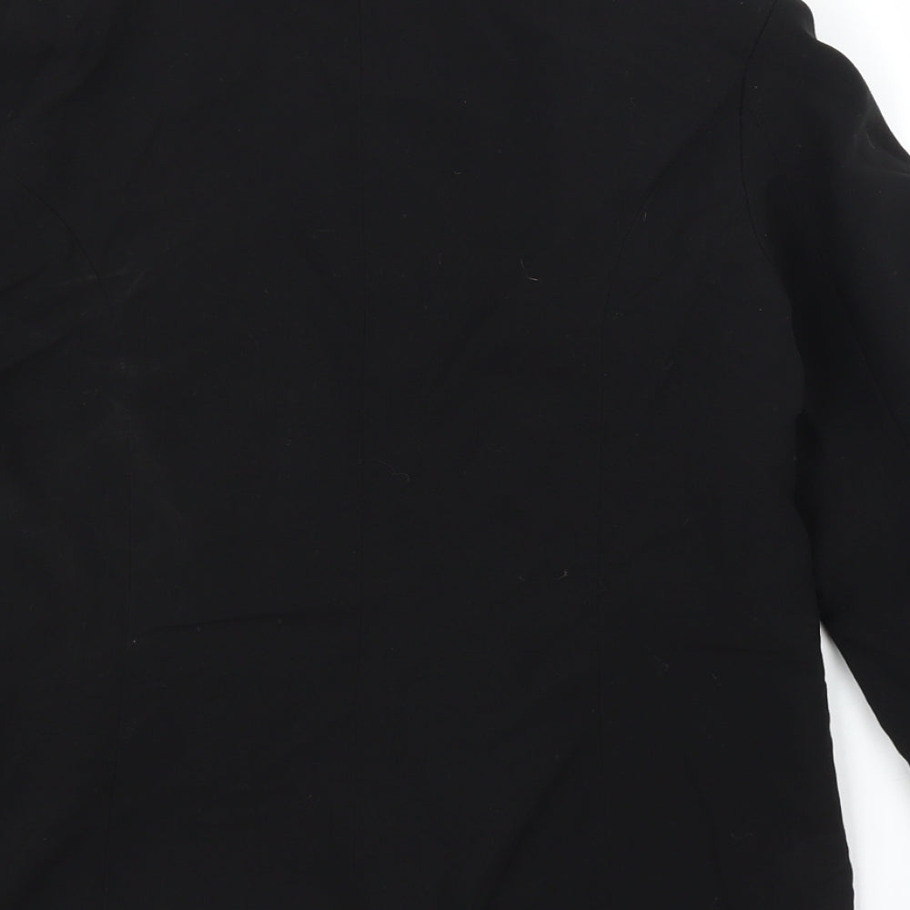 Evie Womens Black   Jacket Blazer Size 14